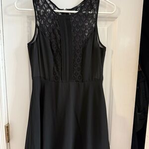 Forever 21  Black Lace Mini Dress
